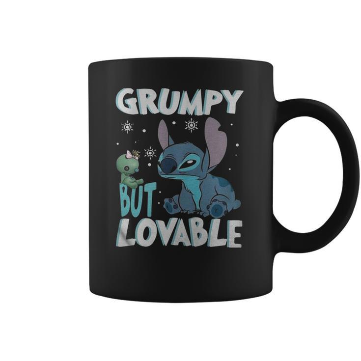 Stitch Grumpy But Lovable Coffee Mug