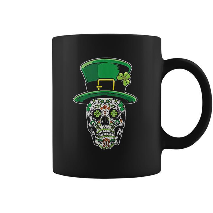 Sugar Skull Saint Patricks Day Of Dead Coffee Mug