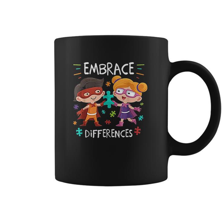 Superheroes Embrace Differences Gift Coffee Mug