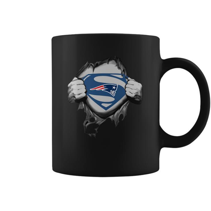 Superman New England Patriots Shirt Coffee Mug