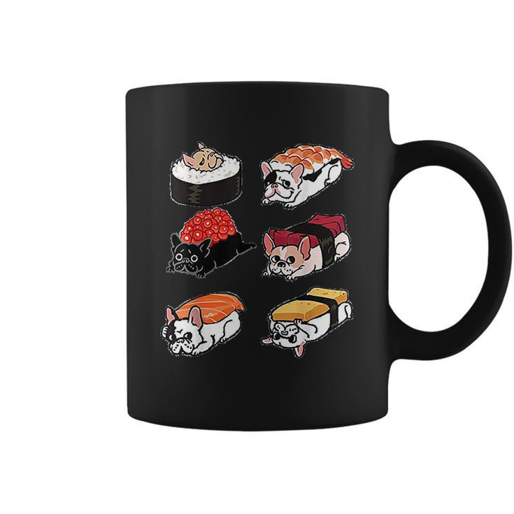 Sushi French Bulldog Funny By Huebucket Coffee Mug