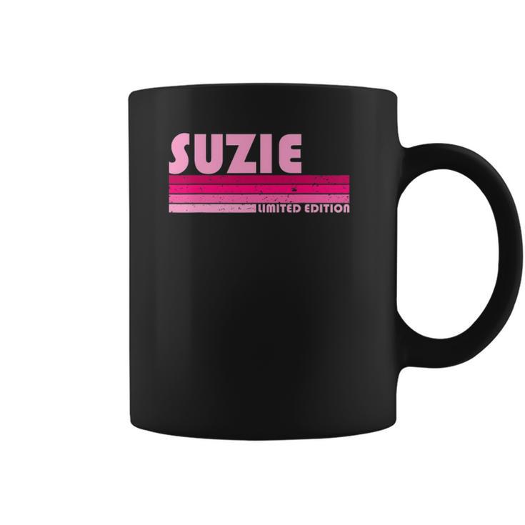 Suzie Name Personalized Retro Vintage 80S 90S Birthday Coffee Mug