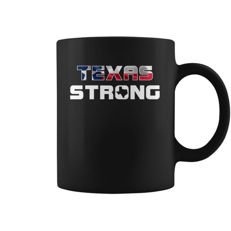 Texas Strong State Flag Logo Coffee Mug