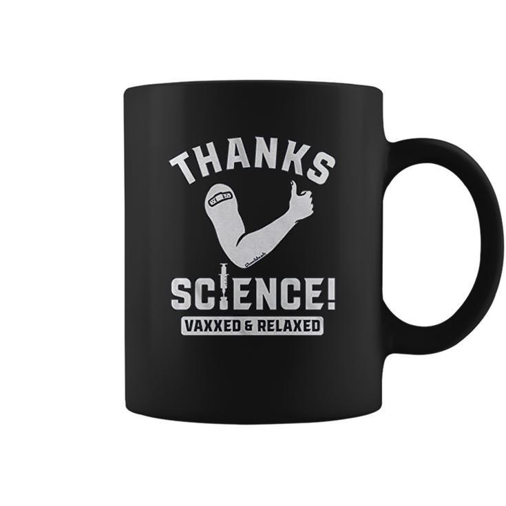 Thanks Science Vaxxed Relaxed Coffee Mug