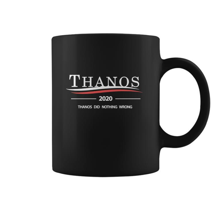 Thanos 2020 Thanos Did Nothing Wrong Blue Shirt Hoodie Women Shirt Long Sleeve Coffee Mug