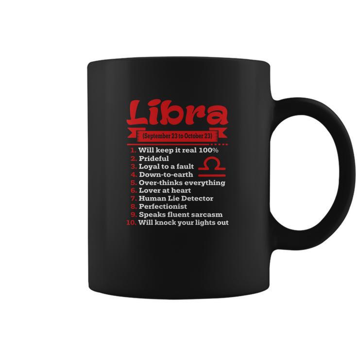 Top Ten Signs To Spot True Libra Red Color Coffee Mug