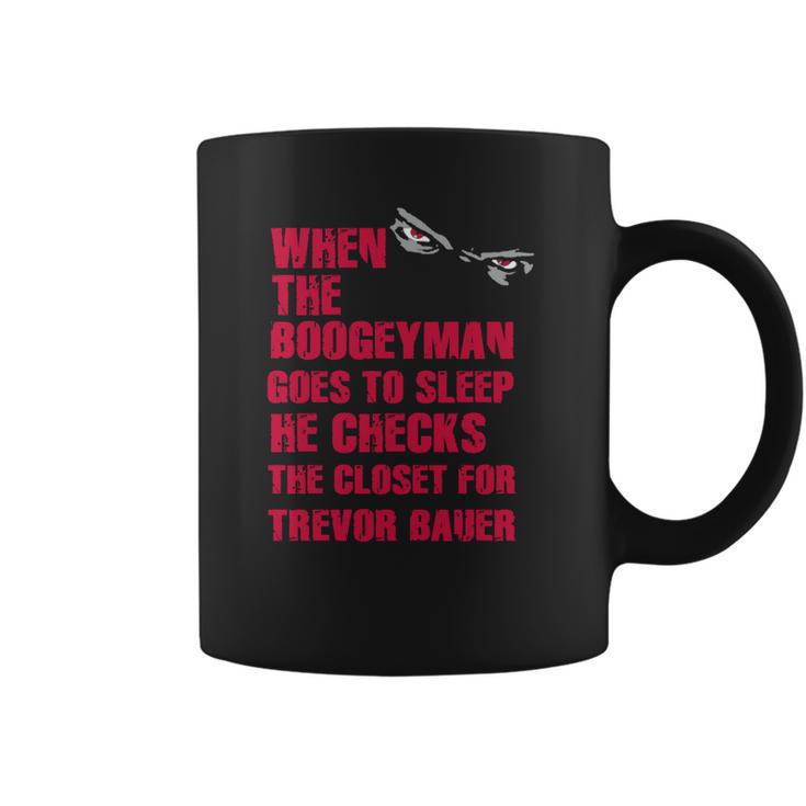 Trevor Bauer Cleveland Baseball Sports Boogeyman Coffee Mug