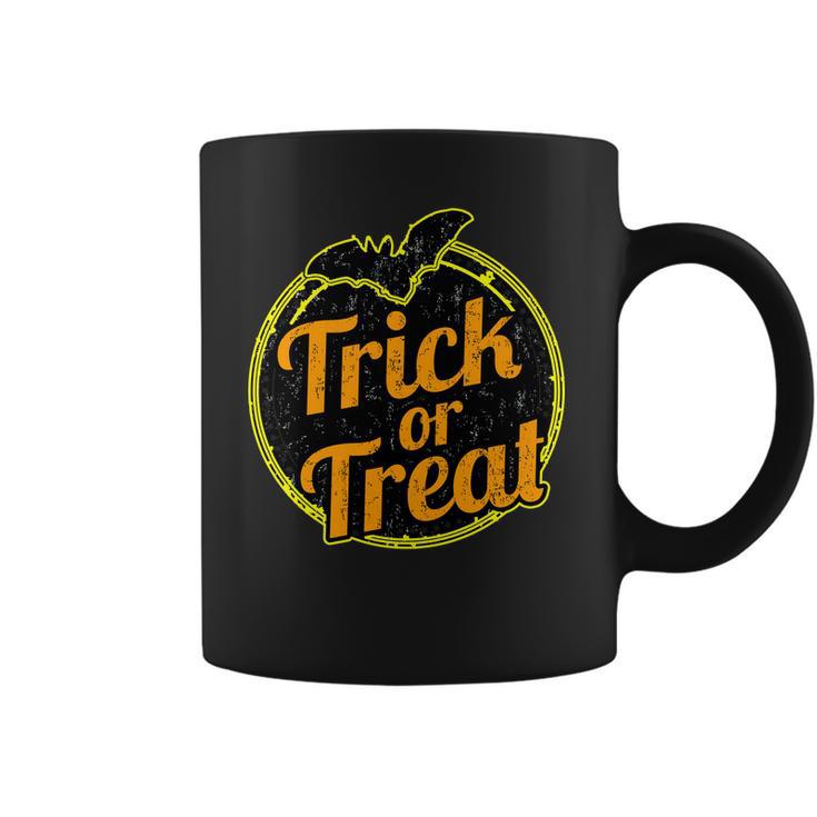 Trick Or Treat Bat Logo Coffee Mug