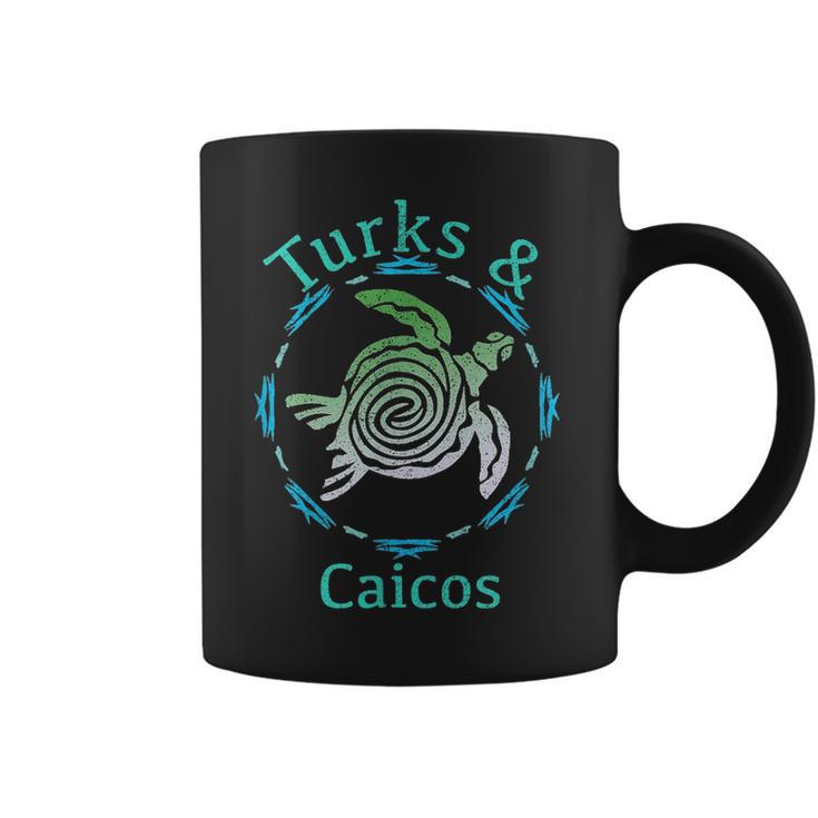 Turks & Caicos  Vintage Tribal Turtle Gift T Coffee Mug