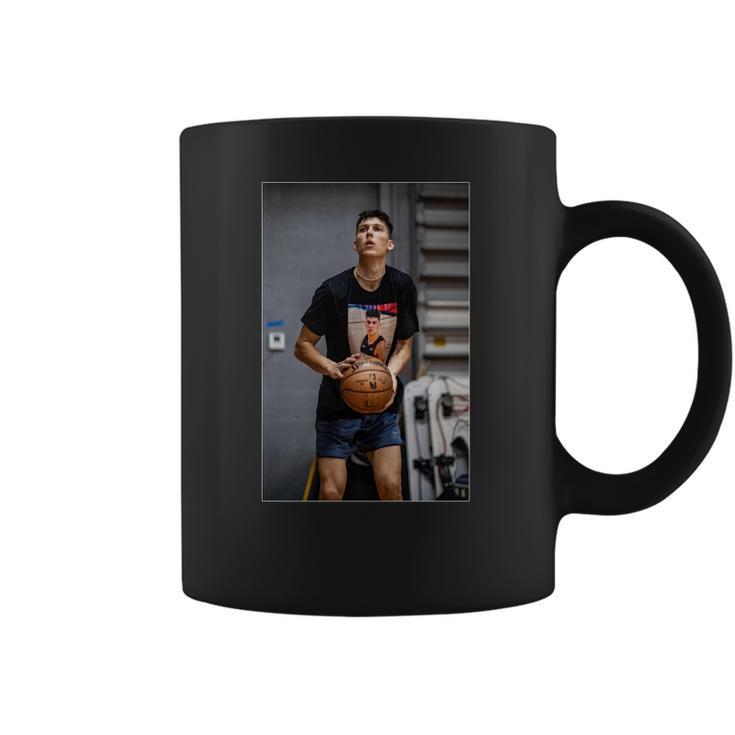 Tyler Herro Snarl Playing Basketball Coffee Mug