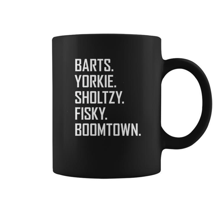 Ugp Campus Apparel Barts Yorkie Sholtzy Fisky Boomtown  Funny Hockey Coffee Mug