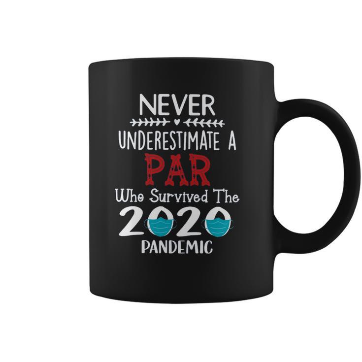 Never Underestimate Who Survived The Pandemic Par Coffee Mug