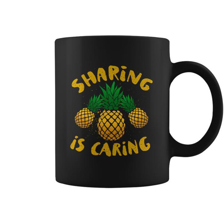 Upside Down Pineapple Cute Gift Sharing Swinger Gift Coffee Mug