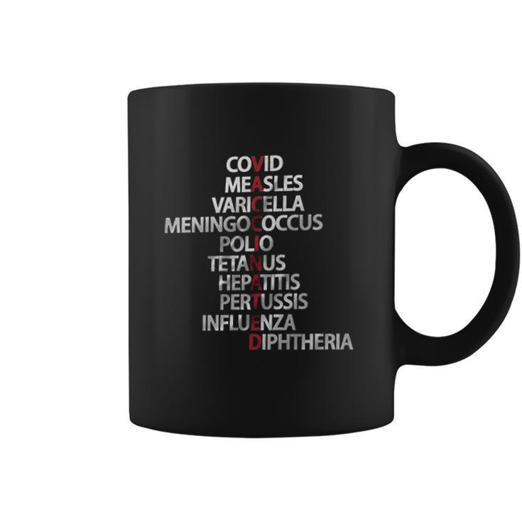 Vaccinated Covid Measles Varicella Interesting 2022 Gift Coffee Mug