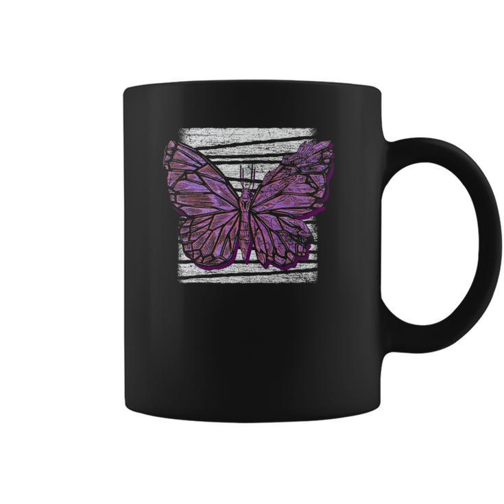 Vaporwave Japanese Pretty Butterfly Kawaii Pastel Goth Coffee Mug