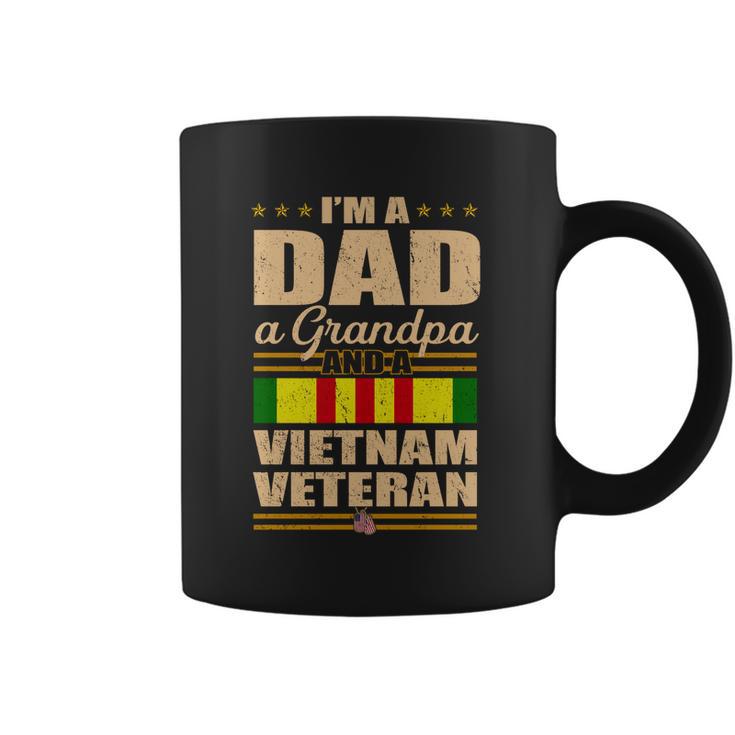 Veterans Day Im A Dad Grandpa And A Vietnam Veteran Meaningful Gift Graphic Design Printed Casual Daily Basic Coffee Mug