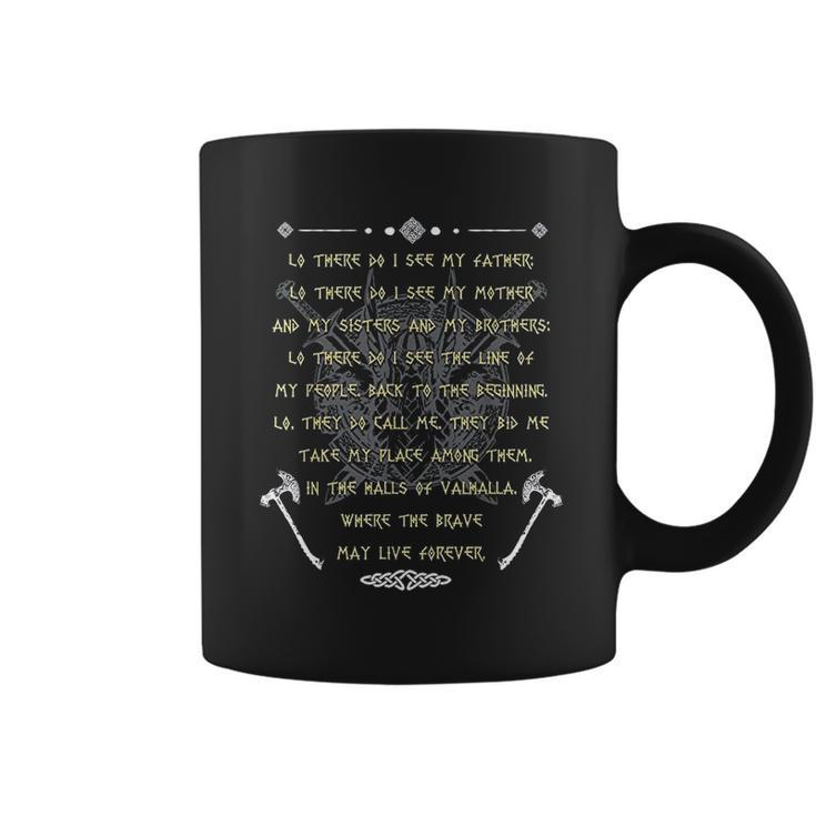 Viking Prayer Before The Battle Vikings Warriors Coffee Mug