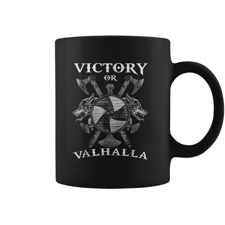 Vikings Rise Victory Or Valhalla Coffee Mug