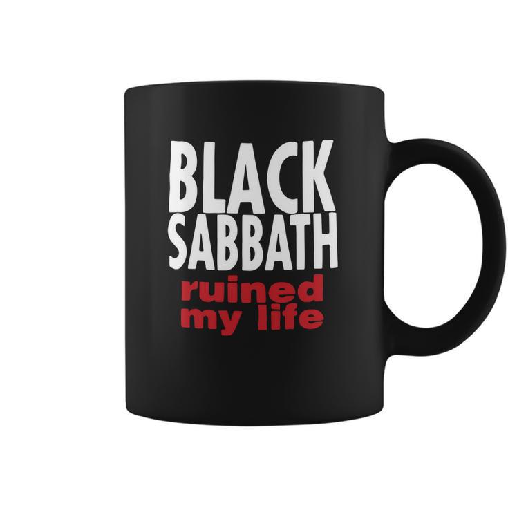 Vintage 1990S Black Sabbath Ruined My Life Coffee Mug