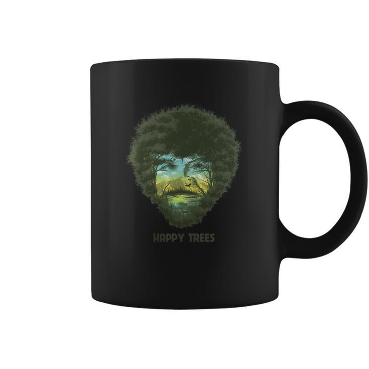 Vintage Bob Ross Happy Trees Multipe Exposure Coffee Mug