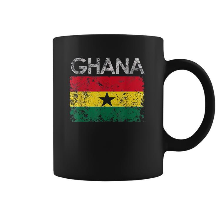 Vintage Ghana Ghanaian Flag Pride Coffee Mug