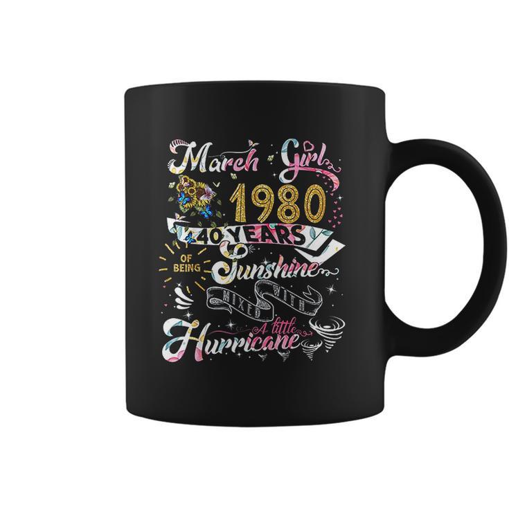 Vintage March 1980 Classic 40Th Birthday Gift 40 Years Old Coffee Mug