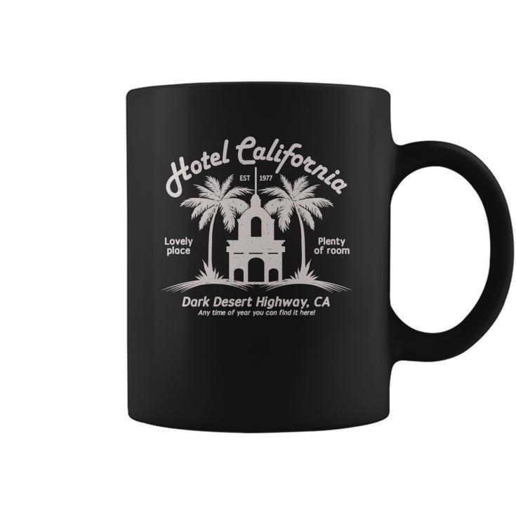 Vintage Retro Cool Hotel California Dark Desert Highway Coffee Mug