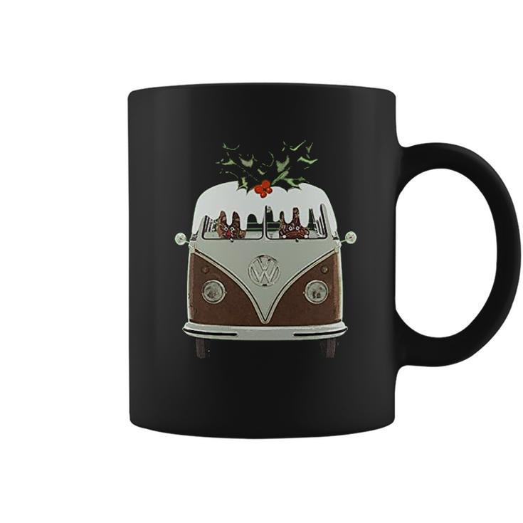 Volkswagen Christmas Pudding Camper Coffee Mug