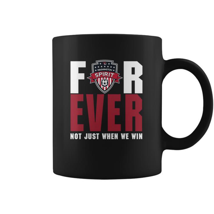 Washington Spirit Forever Not Just When We Win Coffee Mug