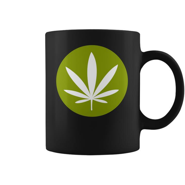 Weed Sativa Leaf T-Shirt Coffee Mug