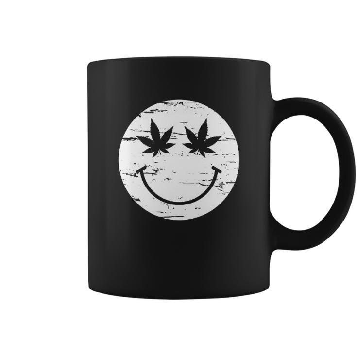 Weed Smile Face Coffee Mug