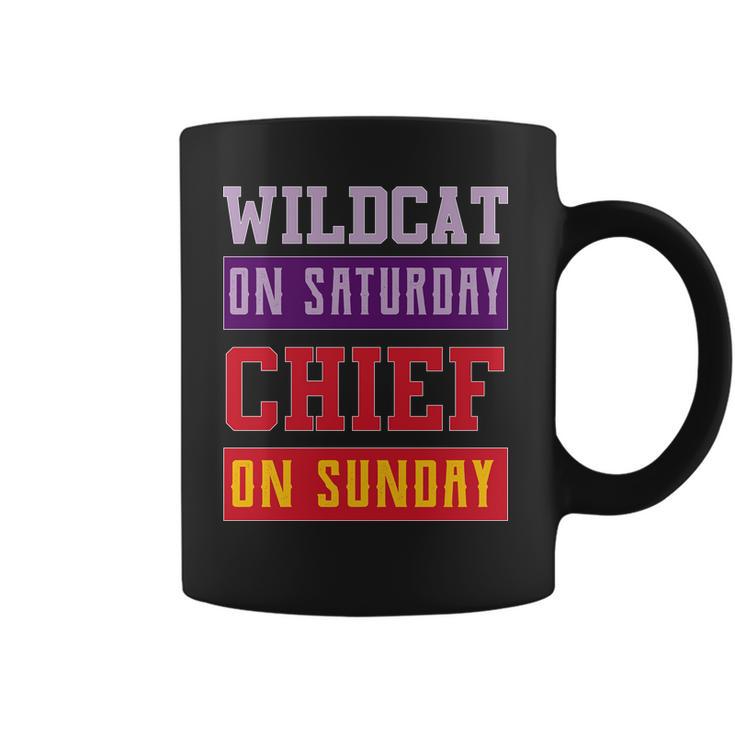 Wildcat On Saturday Chief On Sunday Coffee Mug