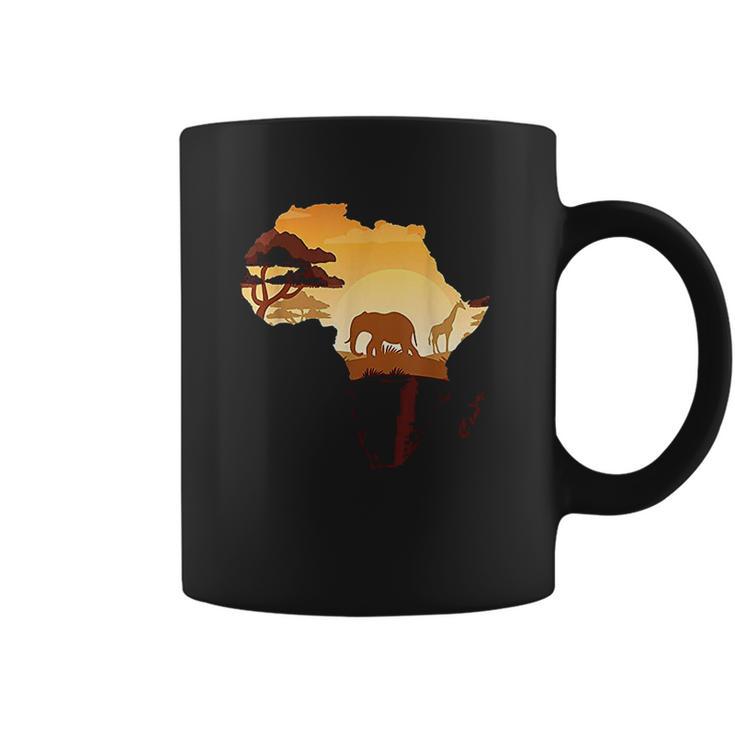 Wildlife Safari Animals Ivory Elephant Coffee Mug