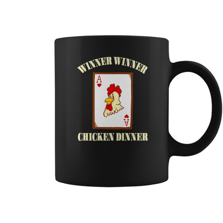 Winner Chicken Lucky Casino Gambling Blackjack Coffee Mug