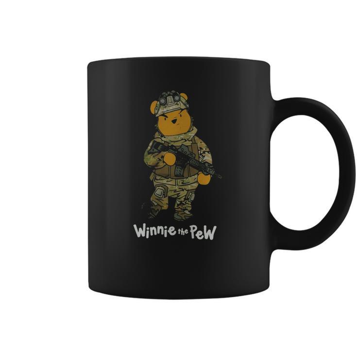 Winnie The Pew Bear Soldier Coffee Mug