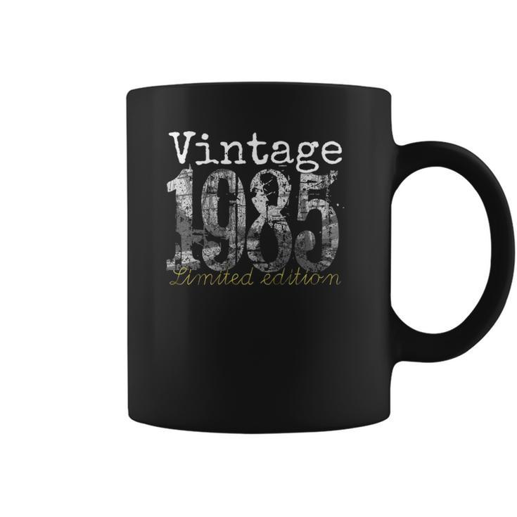 Womens Vintage 1985 Tee - 36 Years Old 1985 36Th Birthday Gift V-Neck Coffee Mug