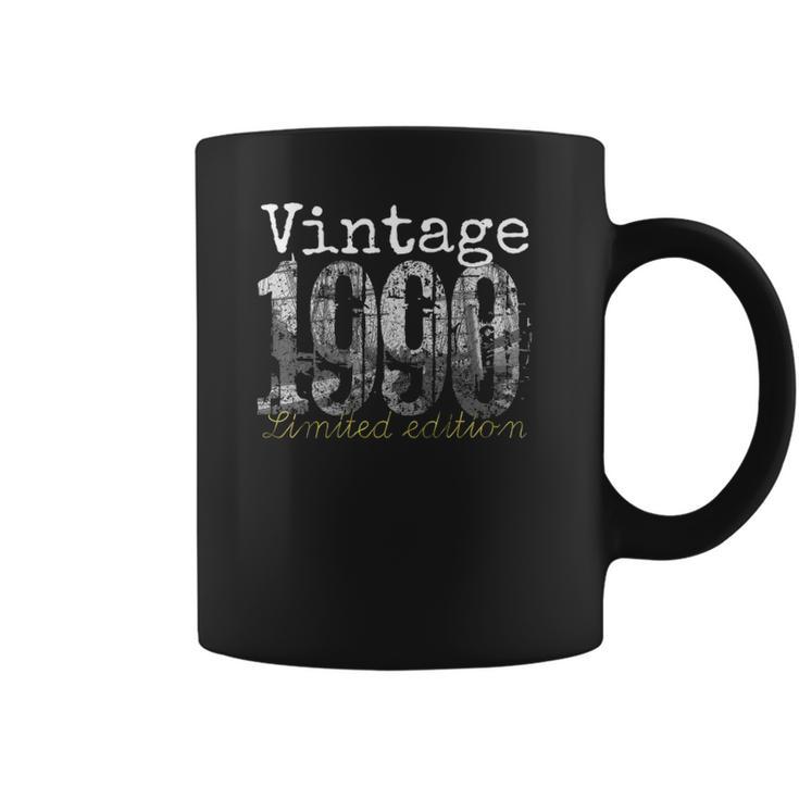 Womens Vintage 1990 Tee - 31 Years Old 1990 31St Birthday Gift V-Neck Coffee Mug