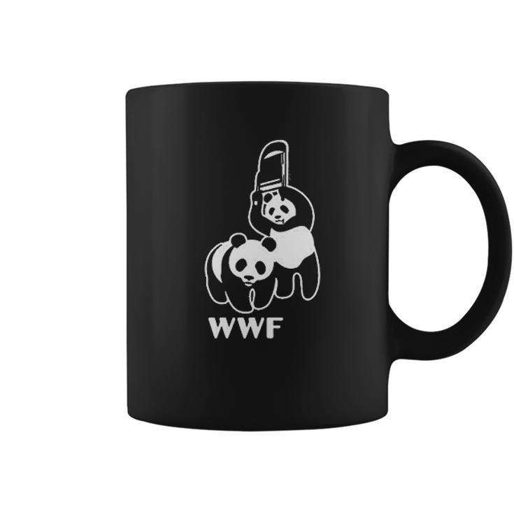 Wwf Funny Panda Bear Mma Wrestling Coffee Mug