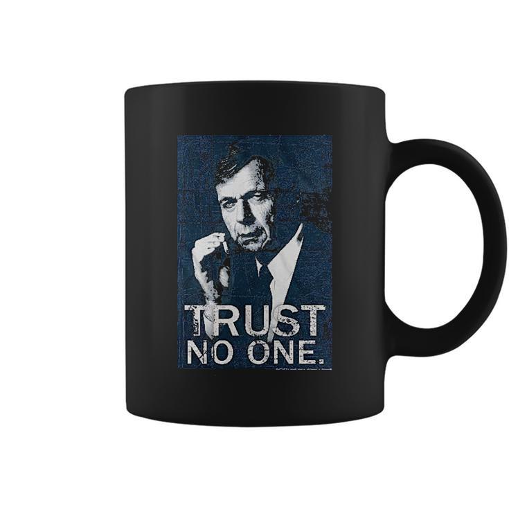 Xfiles Horror  Thriller Tv Series Cigarette Smoking Man No Trust Coffee Mug