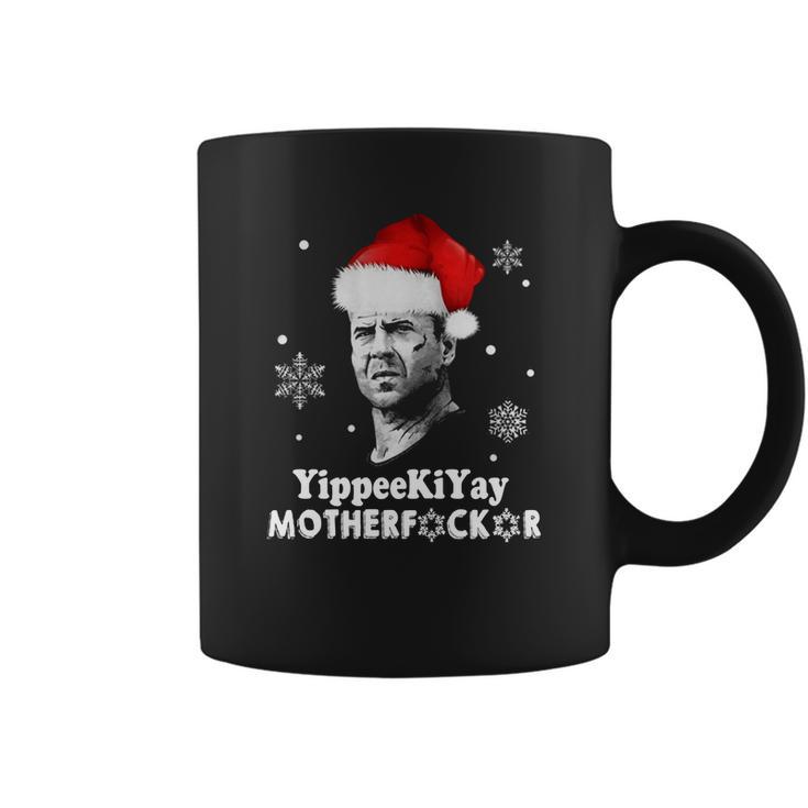 Yippeekiyay Motherfucker Christmas Coffee Mug