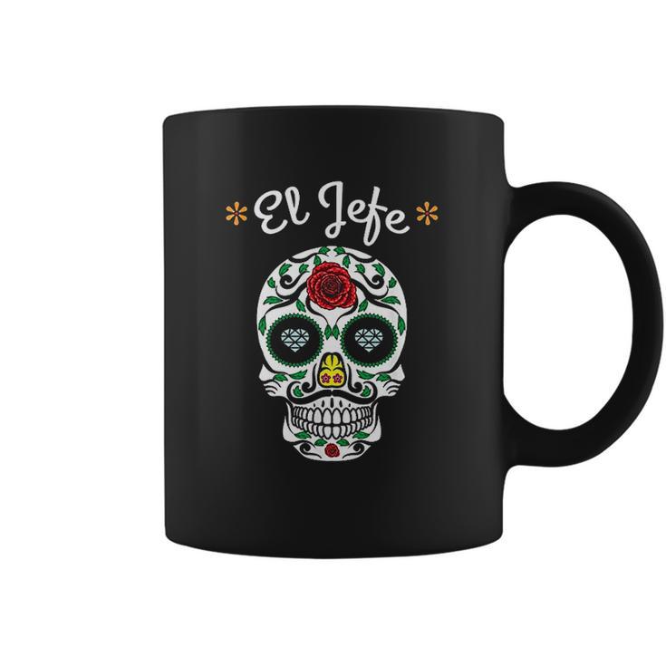 Yo Soy El Jefe Dia De Los Muertos Day Of The Dead For Men Coffee Mug