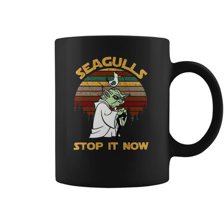 Yoda Seagulls Stop It Now Shirt Coffee Mug