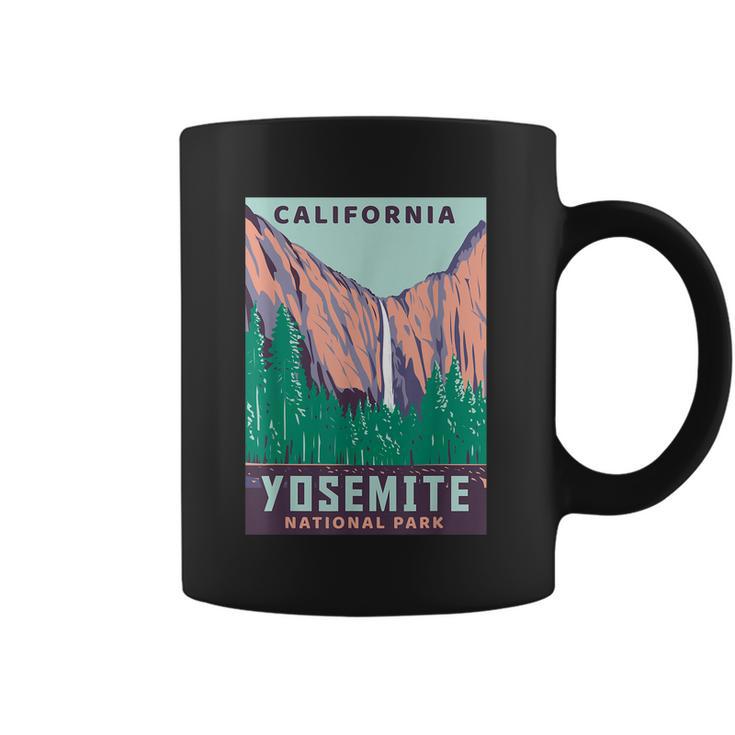 Yosemite National Park Us Vintage Usa California Parks Gift Coffee Mug