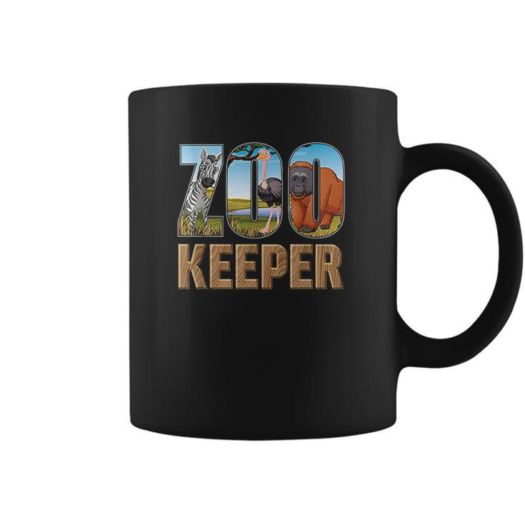 Zookeeper Costume African Savanna Zoo Keeper Animals Lover Coffee Mug