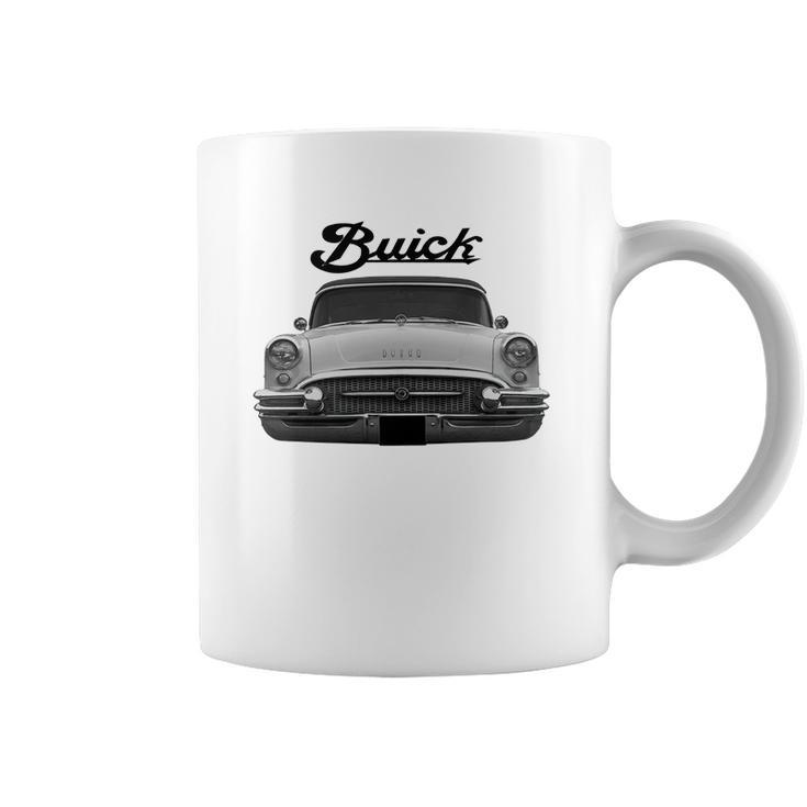 1955 Buick Two Side White Coffee Mug