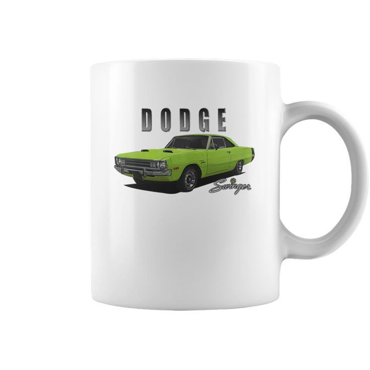 1972 Dodge Dart Swinger Green Coffee Mug