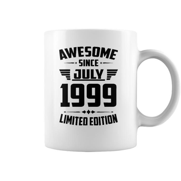 22Nd Birthday Gift 22 Years Old Awesome Since July 1999 Ver2 Coffee Mug