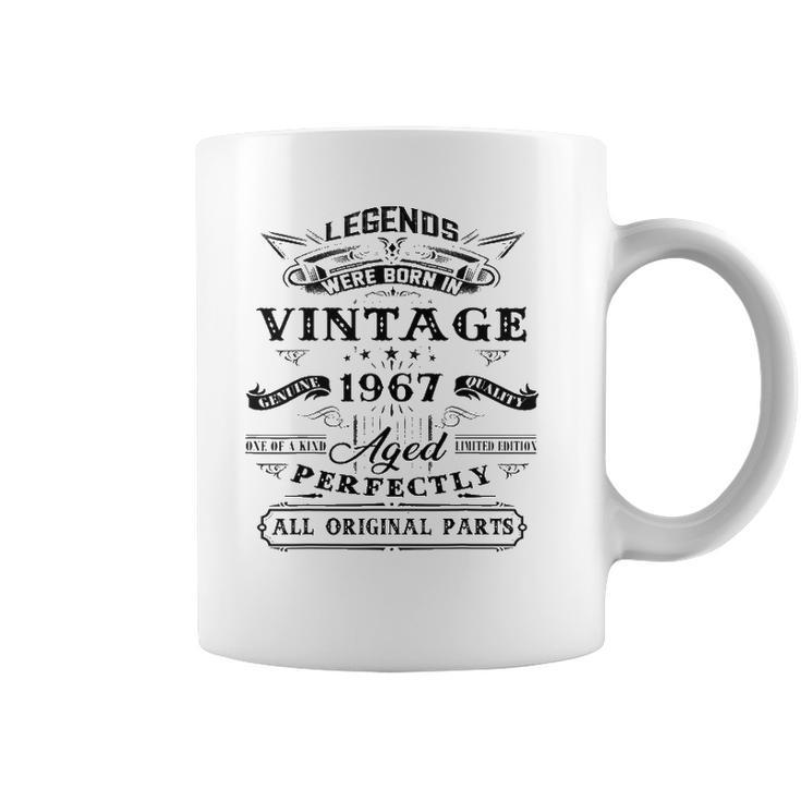 55Th Birthday Gift For Legends Born 1967 55 Years Old Vintage Coffee Mug