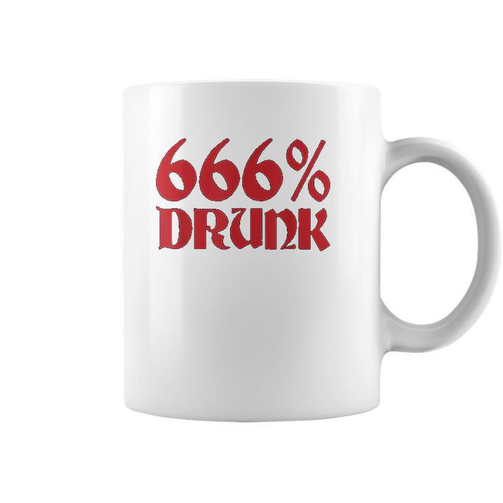 666 Drunk Satanism Coffee Mug