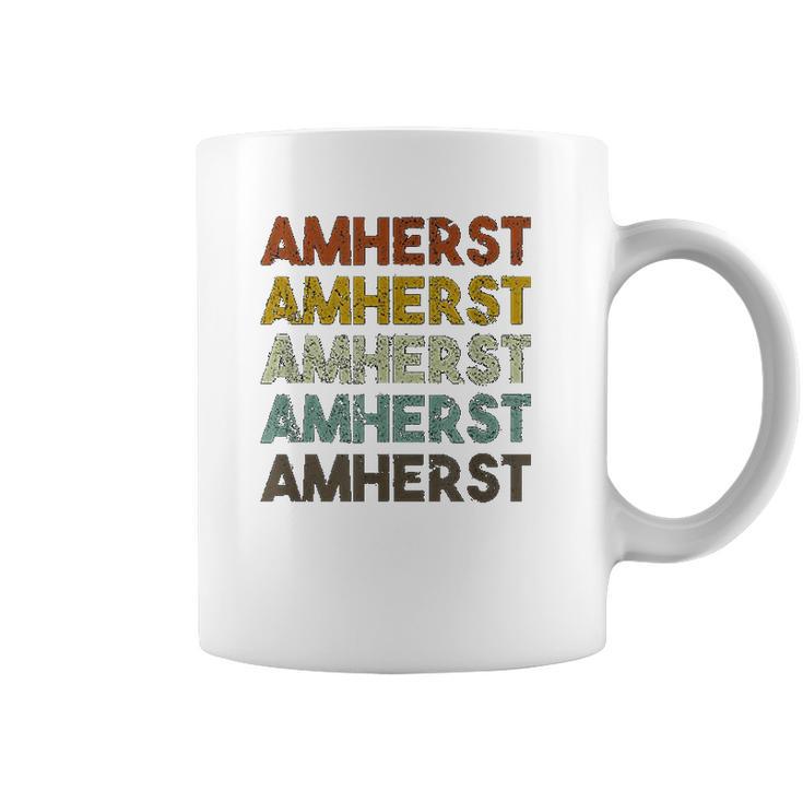 Amherst Massachusetts Retro Vintage Coffee Mug